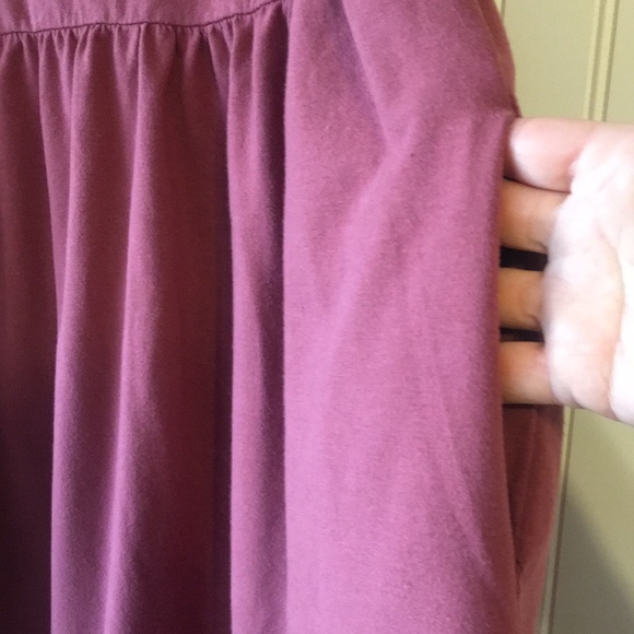 NTW, Lulus Washed Burgundy Tie-Strap Babydoll Dress - Picture 7 of 8